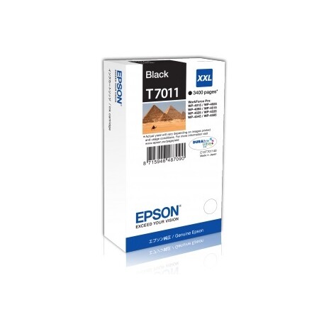 EPSON Ink čer WorkForce-4000/4500 - Black XXL - 3400str.