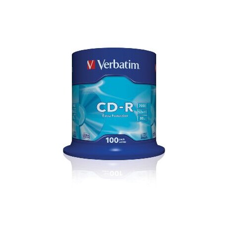 Verbatim CD-R [ cakebox 100 | 700MB | 52x | DataLife ]