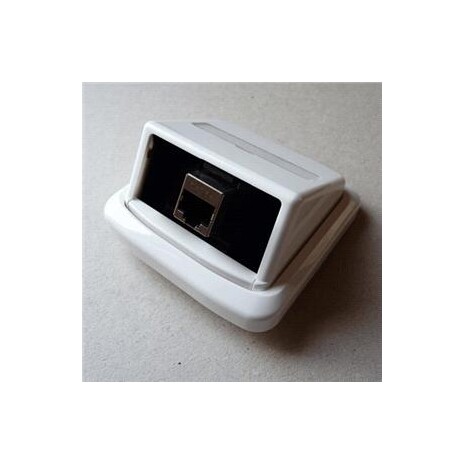 Jednozásuvka ABB TANGO 1xRJ45 cat6 STP bílá