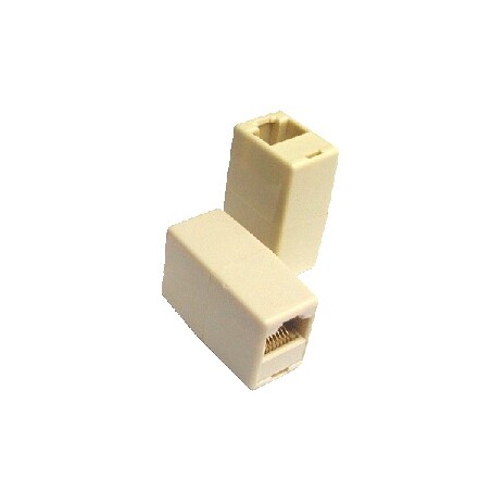 Spojka 2 x RJ45 plast UTP Cat5e