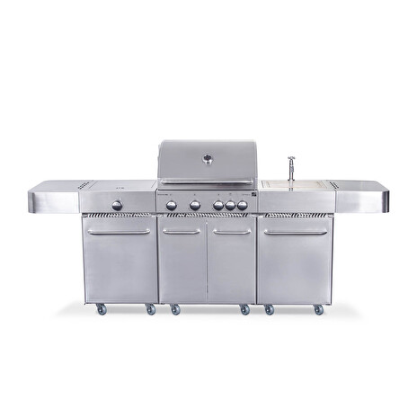 Plynový gril G21 Arizona, BBQ kuchyně Premium Line 6 hořáků + zdarma redukční ventil
