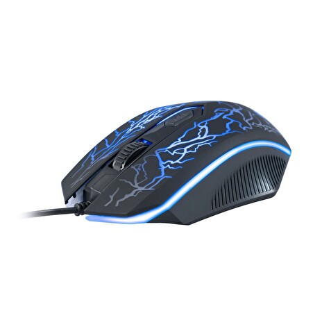 C-TECH Tychon/Herní/Optická/3 200 DPI/Drátová USB/Černá