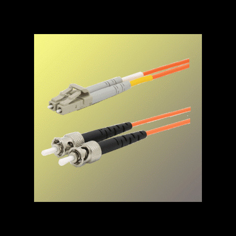 Optický patchkabel duplex LC-ST 62,5/125 µm MM,5m