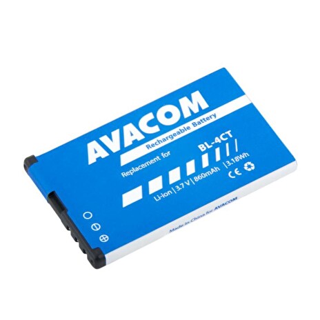 Baterie AVACOM GSNO-BL4CT-S860 do mobilu Nokia 5310 XpressMusic Li-Ion 3,7V 860mAh (náhrada BL-4CT)