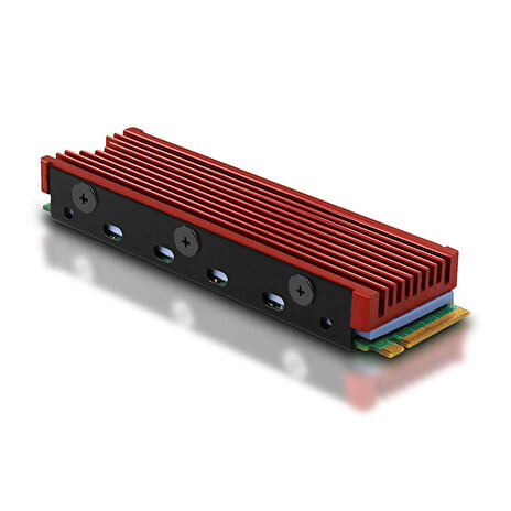 AXAGON CLR-M2, hliníkový pasivní chladič pro jedno i oboustranný M.2 SSD disk, výška 12 mm