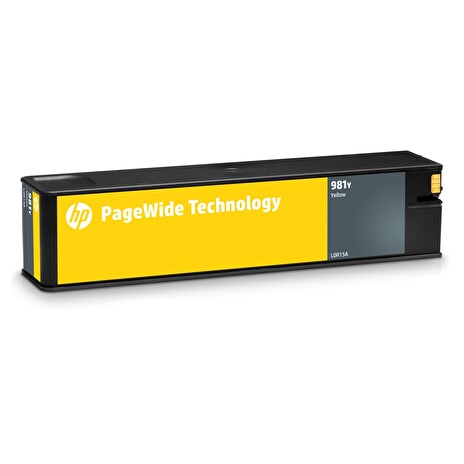 HP 981 - žlutá inkoustová kazeta, L0R15A