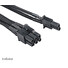 AKASA Kabel Flexa V8 prodloužení k 8pin VGA PSU, 40cm