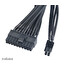 AKASA kabel prodlužovací FLEXA P24/ prodloužení napájecího 24pin kabelu pro MB/ 40cm