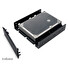 AKASA Montážní kit pro 3,5" HDD do 5,25" pozice, 1x 3,5" nebo 2,5" HDD/SSD, plastový, černý
