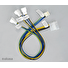 AKASA Kabel redukce pro ventilátory 1x 4pin PWM na 3x 4pin PWM