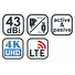 EVOLVEO Xany 2B LTE, 43dBi aktivní pokojová anténa DVB-T/T2, LTE filtr, RED certifikát