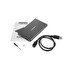 Externí box pro HDD 2,5" USB 3.0 Natec Rhino Go, černý, hliníkové tělo