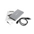 Externí box pro HDD 2,5" USB 3.0 Natec Rhino Go, šedý, hliníkové tělo