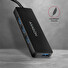 AXAGON HUE-G1A, 4x USB 3.2 Gen 1 SLIM hub, kabel Type-A 14cm napevno