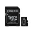 Kingston paměťová karta 32GB Canvas Select Plus microSDHC 100R A1 C10 Card + ADP