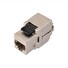 MULTIPACK 24 ks - samořezný keystone Solarix CAT6A STP SXKJ-10G-STP-BK-SA Component Level a 4PPoE