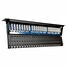 Patch panel LEXI-Net UTP cat.5e 24p. (horní zářez - "KRONE") - black