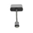 Graphic Adapter HDMI 4K 30Hz UHD to USB 3.1 Type C, with audio, black, 15cm
