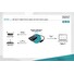 DIGITUS Gigabitový ethernetový adaptér USB typu C + PD s funkcí napájení