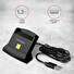 AXAGON CRE-SM2, USB-A StandReader 4-slot čtečka Smart card (eObčanka) + SD/microSD/SIM, kabel 1.3 m