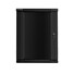 Nástěnný rack 19'' 18U 600X600mm černý flat pack