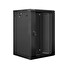 Nástěnný rack 19'' 18U 600X600mm černý flat pack