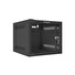 Nástěnný rack 10'' 4U 280x310mm černý flat pack