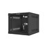 Nástěnný rack 10'' 4U 280x310mm černý flat pack