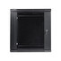 Nástěnný rack 19'' 12U 600X450mm černý flat pack