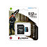 Kingston Canvas Go Plus A2/micro SDXC/512GB/UHS-I U3 / Class 10/+ Adaptér