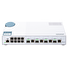 QNAP řízený switch QSW-M408-4C (12 portů: 8x Gigabit port + 4x 10G SFP+ / 10GbE kombo porty)