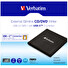 VERBATIM externí mechanika DVD-RW Rewriter USB-C, černá