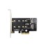 Digitus M.2 NGFF / NVMe SSD PCIexpress Add-On karta podporuje B, M a B + M Key, velikost 80,60,42 a 30 mm