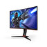 AOC MT VA LCD WLED 27" C27G2ZU/BK - VA panel, 1920x1080, 240Hz, 0,5ms, 2xHDMI, DP, USB, repro, nast vyska, zakriven