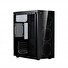 SPIRE skříň VISION 7022 RGB + 3x 12CM RGB FANS, Midi Tower, gaming, bez zdroje, Black