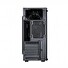 SPIRE skříň VISION 7022 RGB + 3x 12CM RGB FANS, Midi Tower, gaming, bez zdroje, Black