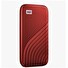 SanDisk WD My Passport SSD externí 500GB , USB-C 3.2 ,1050/1000MB/s R/W PC & Mac ,Red