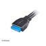 AKASA - USB 3.1 gen 2 typ C a 2xTyp A 3.0 záslepka