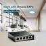 Switch TP-Link TL-SG1005LP 5x GLAN, 4xPoE+, 41W, dosah 250m, kov