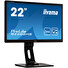 22" iiyama B2282HS-B5: TN, FullHD@75Hz, 250cd/m2, 1ms, VGA, HDMI, DVI, height, pivot, černý