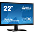22" iiyama X2283HS-B5: VA, FullHD@75Hz, 250cd/m2, 4ms, VGA, HDMI, DP, černý