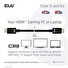 Club3D Adaptér HDMI 2.1 Ultra High Speed 4K120Hz, 8K60Hz, 48Gbps (M/M 1.5 m/4.92 ft)