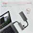 AXAGON HMC-4G2, USB 3.2 Gen 2 10 Gb/s hub, porty 2x USB-A, 2x USB-C, kabel USB-C 13cm
