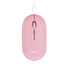 TRUST PUCK/Cestovní/Optická/1 600 DPI/USB+BT/Růžová