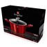 Hrnec Berlingerhaus s mramorovým povrchem a poklicí 24 cm Burgundy Metallic Line BH-1257