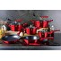 Hrnec Berlingerhaus s mramorovým povrchem a poklicí 24 cm Burgundy Metallic Line BH-1257