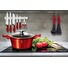 Hrnec Berlingerhaus s mramorovým povrchem a poklicí 24 cm Burgundy Metallic Line BH-1257