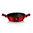 Pekáč Berlingerhaus kulatý s mramorovým povrchem a poklicí 28 cm Burgundy Metallic Line BH-1263