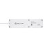Tellur WiFi Smart Power Strip, 3x zásuvka, 4x USB 4A, 2200W, 10A, 1.8m, bílá