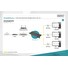 Propojovací panel DIGITUS CAT 6A, stíněný, 8portový, 0,5U, 10 ", černý